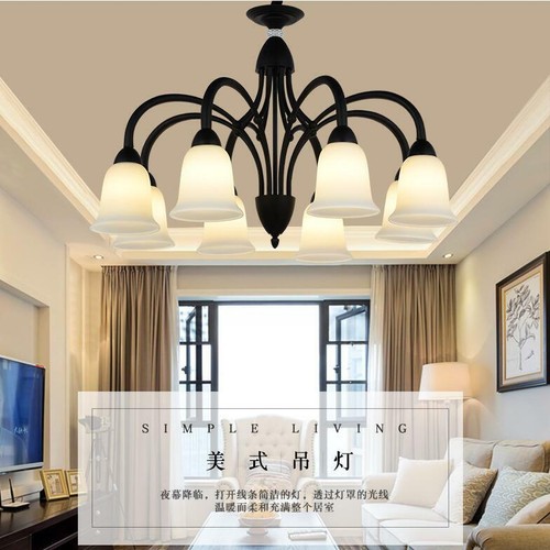 farmhouse chandelier dining room